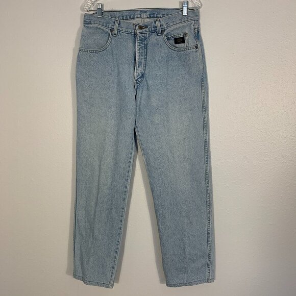 Harley Davidson Mens Motorcycles Straight Leg Light Vintage Jeans - Picture 1 of 8